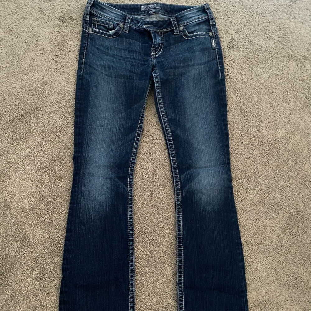 Silver jeans